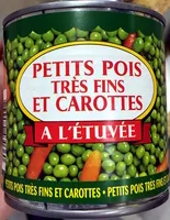 Mängden socker i Petits pois très fins et carottes à l'étuvée