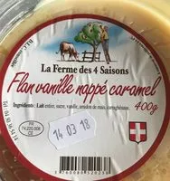 Mängden socker i Flan vanille nappé caramel