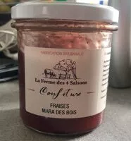 Mängden socker i Confiture Fraises Mara des Bois