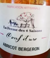 Mängden socker i Confiture d'abricot bergeron