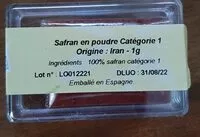 Mängden socker i Safran en poudre