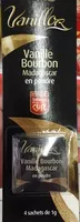 Mängden socker i Vanille Bourbon Madagascar en poudre