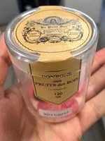 Mängden socker i Bonbon aux fruits des bois