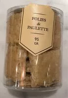 Mängden socker i Folies de Paulette
