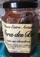 Mängden socker i Confiture Extra Artisanale Mara des Bois
