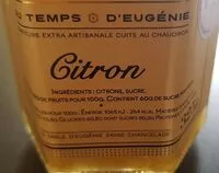 Mängden socker i Confiture de citron