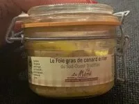 Mängden socker i Le foie gras de canard entier