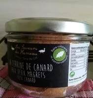 Mängden socker i La terrine de canard aux deux magrets