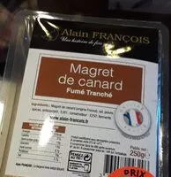 Mängden socker i Magret de canard fumé tranché