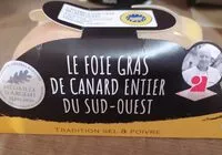 Mängden socker i Le foie gras de canard entier du sud ouest