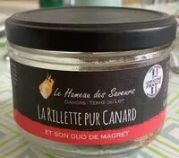 Mängden socker i La rillette pur canard