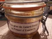 Mängden socker i Foie gras de canard entier