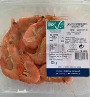 Mängden socker i Crevettes entieres cuites refrigerees ASC