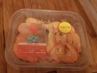 Mängden socker i Crevettes entières cuites