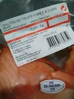 Mängden socker i Truite fumée à cuire