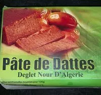 Mängden socker i Pâte de Dattes 1kg