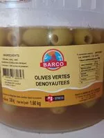Mängden socker i Olives vertes