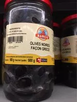 Mängden socker i Olives noires facon grecque