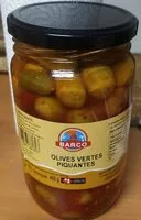 Mängden socker i Olives vertes piquantes