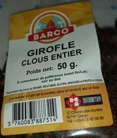 Mängden socker i Clou girofle