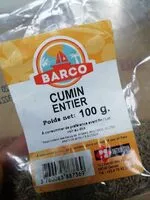 Mängden socker i Barco cumin entier