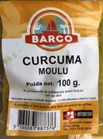 Mängden socker i CURCUMA Moulu
