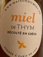 Mängden socker i Miel de thym récolté en Grèce