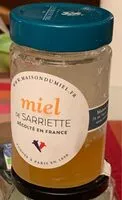 Mängden socker i Miel de sarriette récolté en France