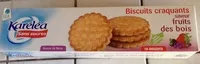 Mängden socker i Biscuits craquants saveur fruits des bois