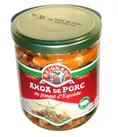 Mängden socker i Axoa de porc au piment d'espelette