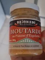 Mängden socker i Moutarde au moment d'espelette