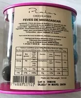 Mängden socker i Feves de Madagascar