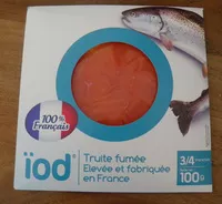 Mängden socker i Truite fumée