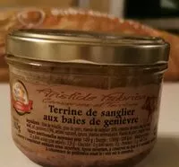 Mängden socker i Terrine de sanglier aux baies de genievre