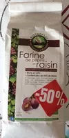 Mängden socker i Farine de pépins de raisin BIO - sachet