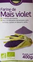 Mängden socker i Farine de maïs violet BIO - sachet