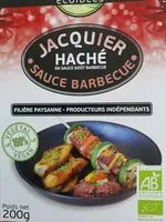 Mängden socker i Jacquier hâché sauce Barbecue BIO - sachet