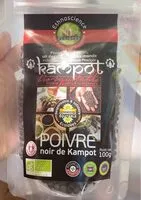 Mängden socker i Poivre noir de Kampot BIO& EQUITABLE - sachet