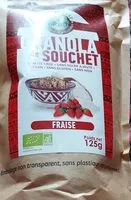Mängden socker i Granola fraise
