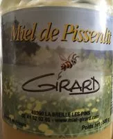 Mängden socker i Miel de pissenlit