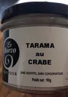 Mängden socker i Tarama au crabe