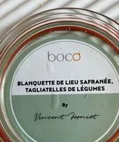 Mängden socker i Blanquette de lieu safrané tagliatelles de légumes