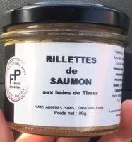 Mängden socker i Rillettes de Saumon aux baies de Timur