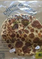 Mängden socker i Galettes de froment