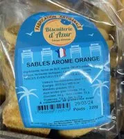 Mängden socker i Sablés arôme orange