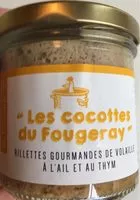 Mängden socker i Rillettes gourmandes de volaille à l’ail et au thym