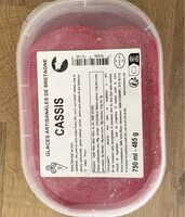 Mängden socker i Glace artisanale Cassis