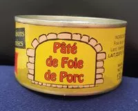 Mängden socker i Pâté de Foie de Porc