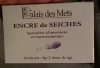 Mängden socker i Encre de Seiches