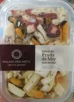 Mängden socker i Salade de fruit de mer sans surimi